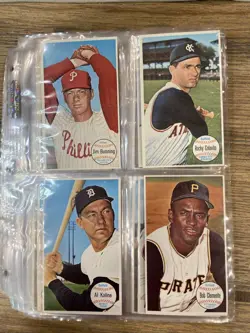 1964 Topps Giants COMPLETE SET (60) Mickey Mantle Sandy Koufax Mays Aaron HOF - Image 3