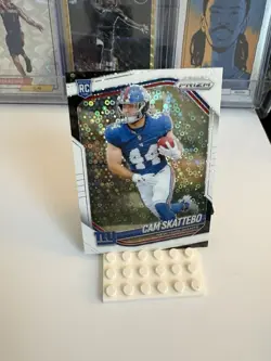 2025 Panini Prizm - Rookies Cam Skattebo #363 White Disco Prizm (RC) - Image 1