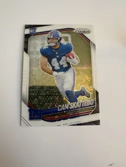 2025 Panini Prizm - Rookies Cam Skattebo #363 White Disco Prizm (RC) - Image 2