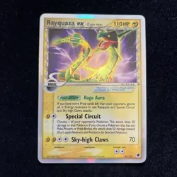 Pokemon TCG Rayquaza Ex LP Delta Species EX Dragon Frontiers 97/101 - Image 1