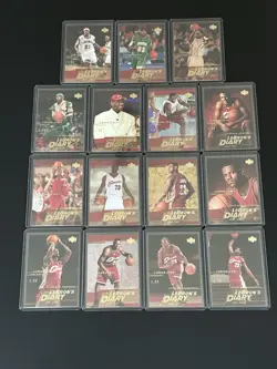 2003-04 Upper Deck - Lebron's Diary LeBron James Complete Rookie Set NM+ - Image 2
