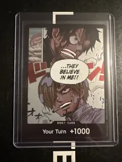 DON!! Card Luffy & Sanji OP-11 A Fist of Divine Speed Fresh Pull - Image 1