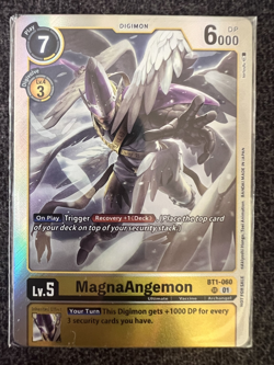 Digimon Card Game MagnaAngemon BT1-060 SR NM - Image 1