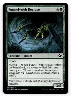 MTG Funnel-Web Recluse card 161/303 MH2 Modern Horizons 2 common - Image 1
