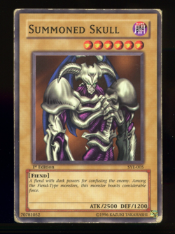 Summoned Skull 1st Edition SYE-005 Common | Vintage Yu-Gi-Oh! Card TCG - Image 1