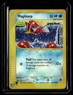 Magikarp 118/165 Reverse Holo Expedition Pokemon Card WoTC E-Reader - Image 1