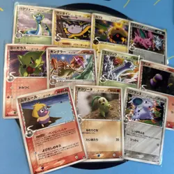 Japanese Pokemon Card Lot x11 Delta Species 2006 Mixed Conditions - Image 1