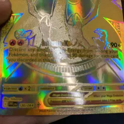 Pokemon Phantasmal Flames Gold Mega Charizard X EX 130/094 - Image 4