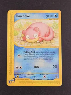 2002 Pokemon Aquapolis Slowpoke 108/147 - Image 2