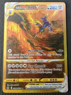 Pokemon TCG Origin Forme Dialga VSTAR GG68/GG70 Crown Zenith Galarian Gallery... - Image 1