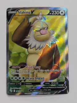 Slaking V (Full Art) 077/078 Pokemon GO Holo Full Art NM - Image 1