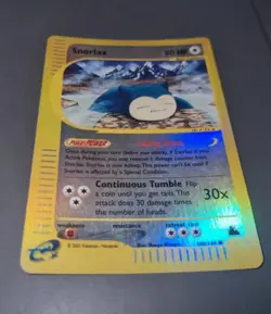 Pokemon Card-Snorlax-Skyridge-100/144-HoloReverse-ENG-Excellent - Image 4