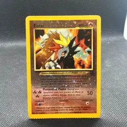 Pokemon TCG Entei Wizards Black Star Promos 34 Reverse Holo Promo LP - Image 1