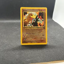 Pokemon TCG Entei Wizards Black Star Promos 34 Reverse Holo Promo LP - Image 2
