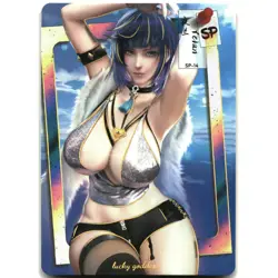 Goddess Story Waifu Card Lucky Goddess 2 Yelan SP-14 Genshin Impact - Image 1