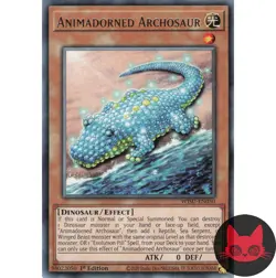 Yugioh Animadorned Archosaur WISU-EN050 Rare 1st Edition NM - Image 1
