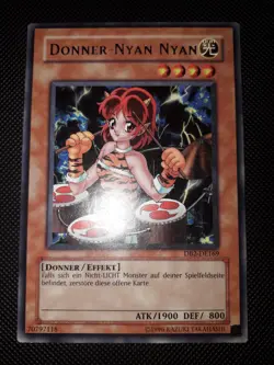 Yu-Gi-Oh! Donner-Nyan Nyan, DB2-DE169, Rare, 2. Auflage, Deutsch, Excellent - Image 2