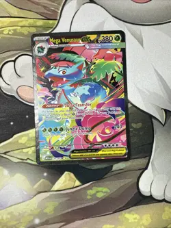 Mega Venusaur ex Special Illustration Rare ME01: Mega Evolution Holo 177/132 NM - Image 4