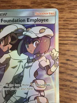 Aether Foundation Employee SV81/SV94 Full Art - Hidden Fates Pokemon Card - Image 4
