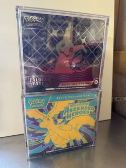 Pokemon Elite Trainer Box ETB Acrylic Neo Magnetic Case UV Resistant, STAKLOK - Image 4