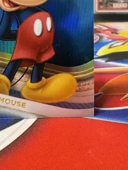 2025 Topps Chrome Disney Mickey Mouse Teal Refractor #/299 - Image 4