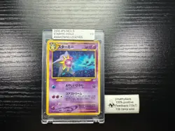 Starmie Pokemon Card Japanese No.121 Neo Revelation Vintage Holo NM M - Image 4