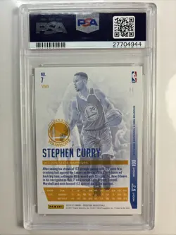 Stephen Curry 2016-17 Panini Prestige #7 Rain SP PSA 10 - Image 2