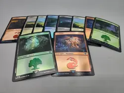 MTG Foil & Non Foil Basic Lands Modern Many From LOTR More than 100 Cardas - Image 5