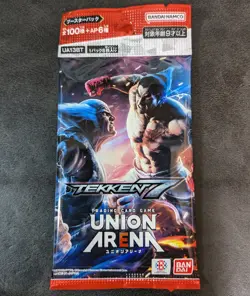 1Pack Union Arena TCG Booster UA13BT Tekken7 JAPANESE Contains 8 Cards - Image 1