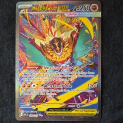Pokemon Mega Hawlucha EX Full Art Holo ASCEN 283/217 Basic Card - Image 1