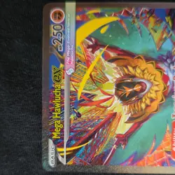 Pokemon Mega Hawlucha EX Full Art Holo ASCEN 283/217 Basic Card - Image 2