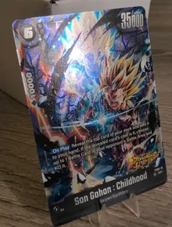 SR Super Rare son Gohan VS Cell Dragon Ball Fusion World Legends Stamped Card - Image 3