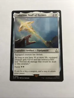 Caduceus, Staff of Hermes - Universes Beyond: Assassin's Creed MTG + Bonus Rare! - Image 1