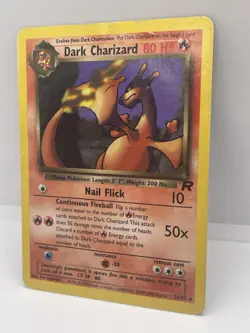 Pokemon Dark Charizard 21/82 Team Rocket Rare WOTC Vintage Card - Image 3