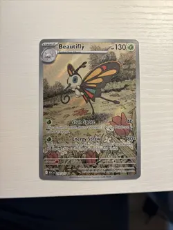Beautifly 219/217 Illustration Rare Ascended HEROES Pokemon TCG NM English Card - Image 1