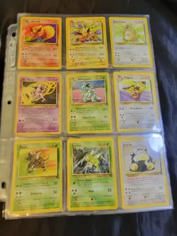 Complete Unlimited Jungle Set ALL of the 64/64 Pokemon TCG Trading Game Cards!! - Image 3