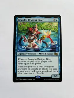 Neerdiv, Devious Diver NM (Anime) Foundations Jumpstart Regular MTG - Image 1