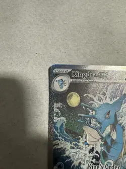 Kingdra EX 131 Pokemon TCG Scarlet & Violet Black Star Promo Holo NM - Image 2