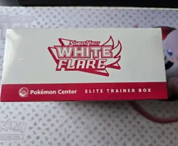 Pokemon White Flare Pokemon Center PC ETB Elite Trainer Box SEALED - Image 2