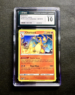 Charizard #001/015 POKEMON 2025 MCDONALD'S COLLECTION CGC 10 GEM MINT - Image 2