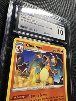 Charizard #001/015 POKEMON 2025 MCDONALD'S COLLECTION CGC 10 GEM MINT - Image 4