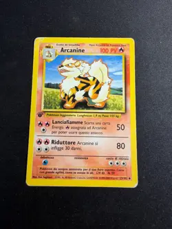 Arcanine - 23/102 - set base - 1st edition - ITA italian Pokemon card - Image 1