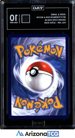 Pokemon 2019 Jessie & James 68/68 Full Art UR Hidden Fates GEM MINT TAG 10 - Image 2