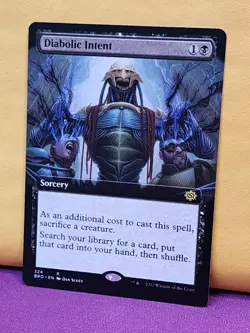 1x EXTENDED Diabolic Intent, LP (see photos), BRO, Magic: the Gathering, MtG - Image 2