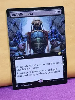 1x EXTENDED Diabolic Intent, LP (see photos), BRO, Magic: the Gathering, MtG - Image 3