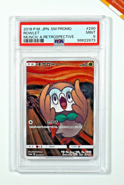 Pokemon PSA 9 Rowlet #290 Promo Munch: A Retrospective 2018 Japanese - Image 1