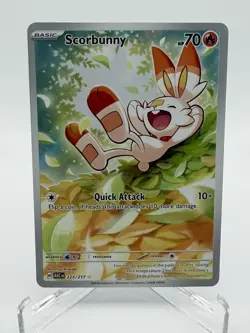 Scorbunny 225/217 Illustration Rare ME: Ascended Heroes Pokemon NM - Image 1