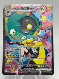 Iono's Bellibolt ex 279/217 Me: Pokemon Ascended Heroes Holo Near Mint - Image 1