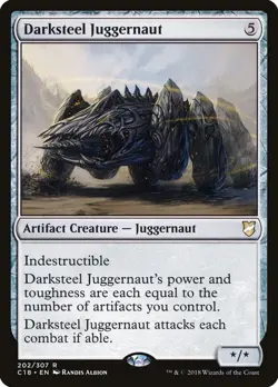 Darksteel Juggernaut NM #202 Commander 2018 MTG - Image 1