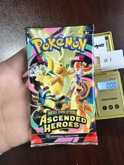 VERY HEAVY! GOD PACKUUU 22.56g Ascended Heroes Pokemon TCG Booster (SEALED) - Image 2